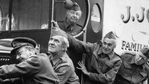 L/Cpl Jones's butcher's van in Dad's Army