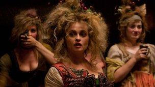 Helena Bonham Carter (centre) in Les Miserables