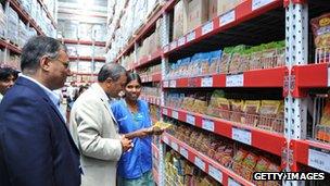 Wal-Mart store in India