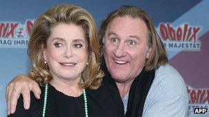 Catherine Deneuve and Gerard Depardieu, 1 Oct 12