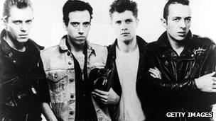 Strummer (r) played with The Clash from 1976 to 1986