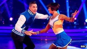 Louis Smith and Flavia Cacace