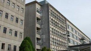 Tower Block at the Royal Cornwall Hospital