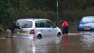 Flooding in Bestwood Village