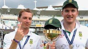 Dale Steyn and Graeme Smith