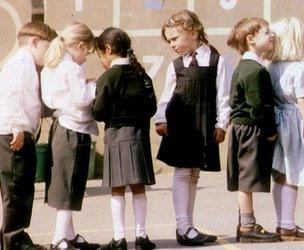 Children in a playground