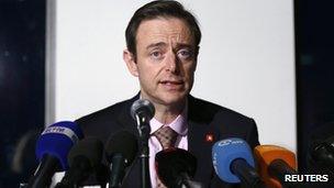 Flemish N-VA leader Bart De Wever