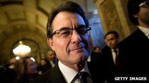 President of Catalonia, Artur Mas - file pic