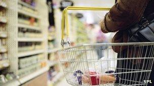 Woman in a supermarket (generic image)