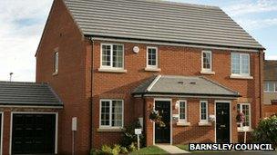 New housing in Grimethorpe