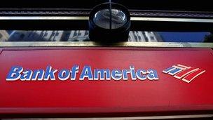 Bank of America sign