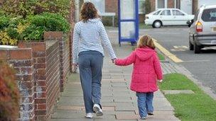 mum and daughter