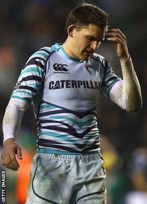 Leicester fly-half Toby Flood