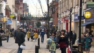 South Shields town centre