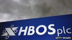 HBOS sign