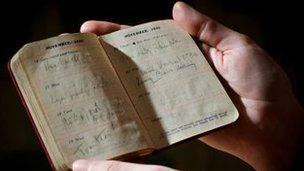 One of Virginia Woolf's diaries