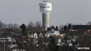 View of Steubenville, Ohio