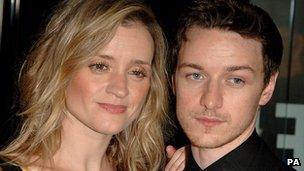 Anne-Marie Duff and James McAvoy