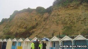 Swanage landslip