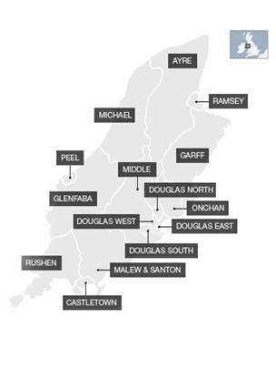 Isle of Man Map