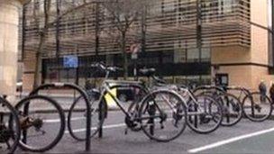 Bikes outside UCL