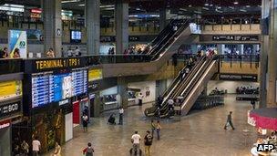 Guarulhos Airport in Sao Paulo