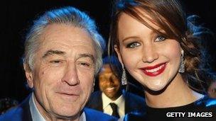 Robert De Niro and Jennifer Lawrence