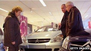 Citroen showroom in France