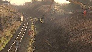 Work to redouble the Kemble to Swindon railway line has begun