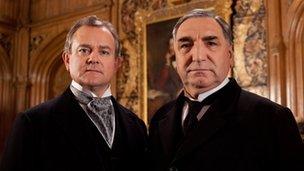 Hugh Bonneville and Jim Carter