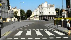 Artists impression of Seven Dials improvements