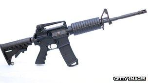 AR-15 rifle