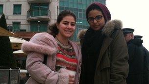 Hiam Aldroubi and Reem Binkhamis