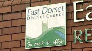 East Dorset council sign