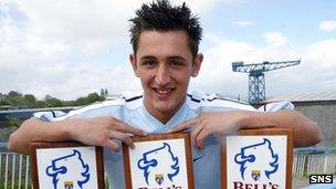 Alex Williams with three player of the month awards