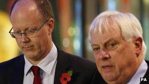 Lord Patten and George Entwistle