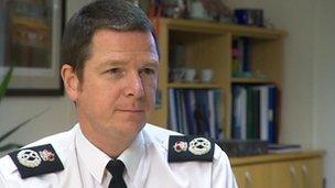 Hampshire Constabulary's outgoing chief constable Alex Marshall