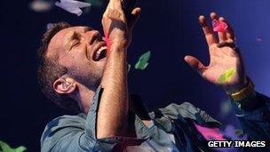 Chris Martin of Coldplay