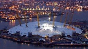 Millennium Dome before London 2012