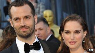Benjamin Millepied and Natalie Portman