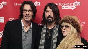 Rick Springfield, Dave Grohl and Stevie Nicks at the Sundance premiere of Sound City