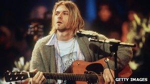 Kurt Cobain, pictured in 1993