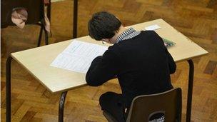 Boy sitting A level