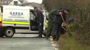 More than 100 gardai are involved in the investigation