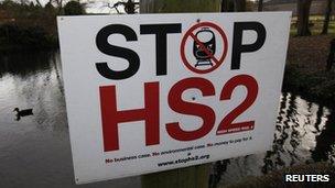 HS2 opposition poster