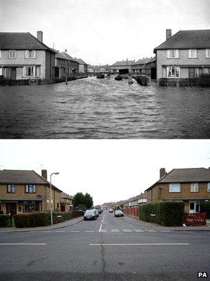 North Avenue, then and now