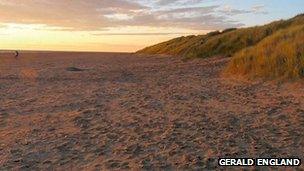 Sand dunes near St Annes