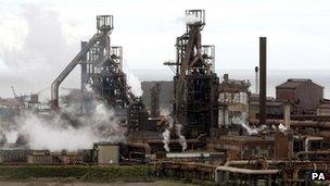 Port Talbot steel works