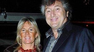 File picture of Vittorio Missoni and his wife Maurizia Castiglioni