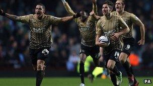 Bradford City celebrate